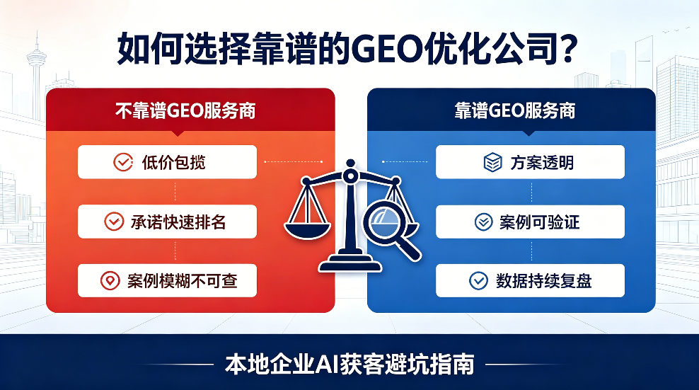 南京如何选择靠谱的GEO优化公司？本地企业AI获客避坑指南